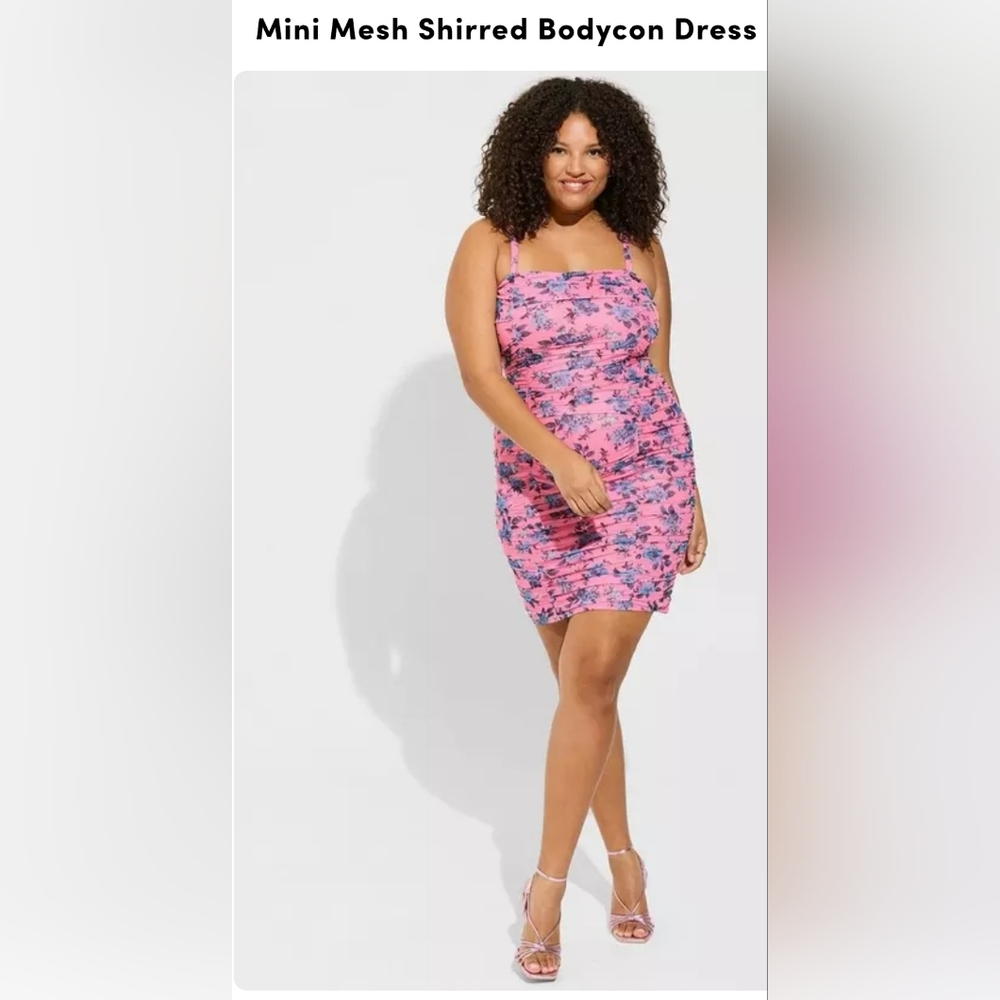 Torrid Mesh Mini Bodycon Size 0